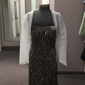 Mary’s bridal sheer white bolero. Size 14